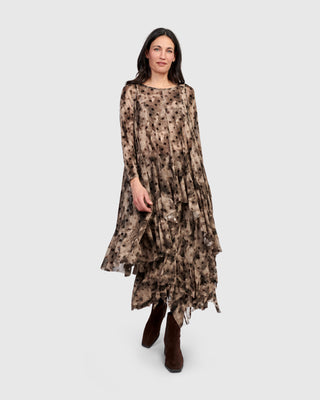 Alembika Mesh Ruffle Tunic, Aquarelle - Statement Boutique