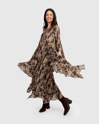 Alembika Mesh Ruffle Tunic, Aquarelle - Statement Boutique