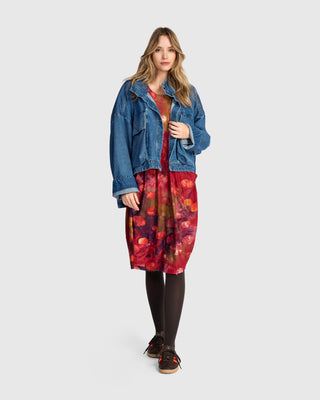 Oversized Pockets Jacket, Denim