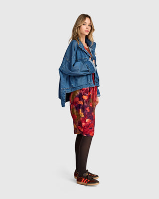 Oversized Pockets Jacket, Denim