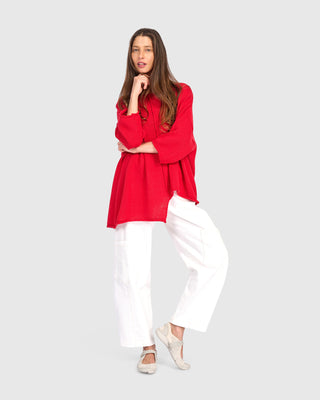 Stepped Hem Sweater