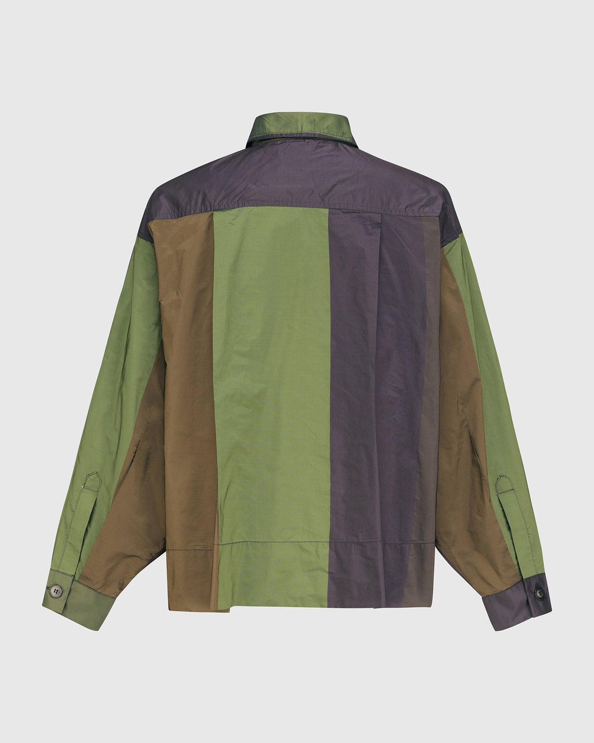 Alembika (Pre-Order) Striped Boxy Jacket Top, Forest - Statement Boutique