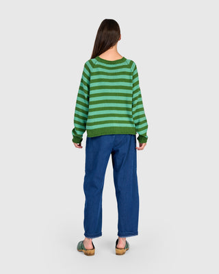 Striped Cardigan Sweater