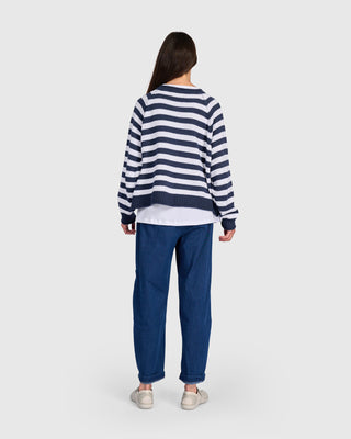 Striped Cardigan Sweater