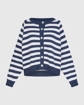 Striped Cardigan Sweater
