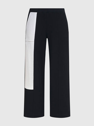 Alembika Urban Accent Panel Crop Pant, Ice - Statement Boutique