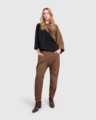 Alembika UT626M Urban Angled Hem Top, Mix - Statement Boutique