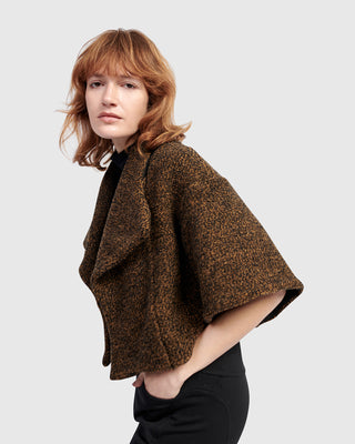 Alembika Urban Cropped Boucle Jacket, Honey - Statement Boutique