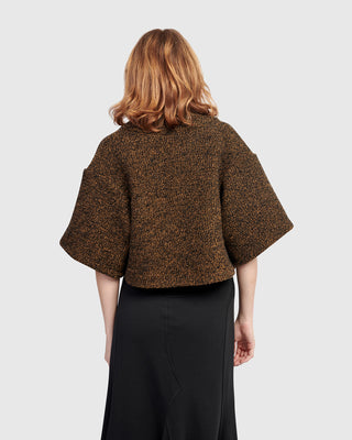 Alembika Urban Cropped Boucle Jacket, Honey - Statement Boutique