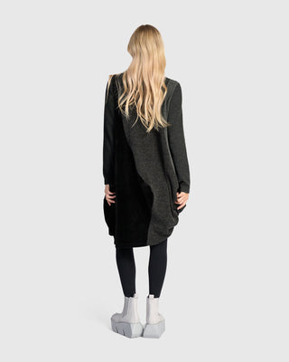 Urban Draped Side Tunic Dress, Grey