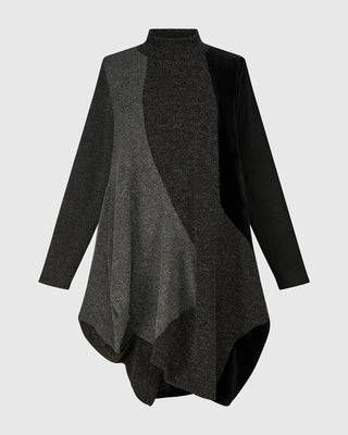 Urban Draped Side Tunic Dress, Grey