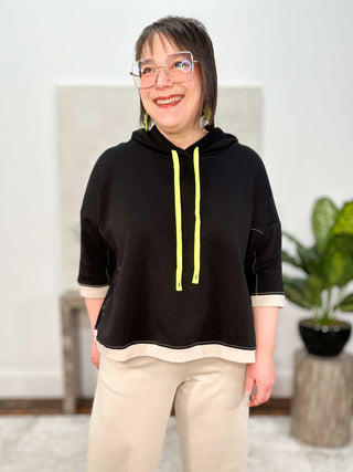 Urban Hoodie Top, Electric