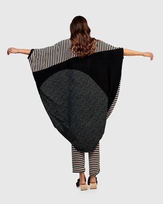 Urban Mixed Oversized Tunic, Stripes