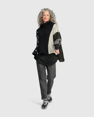 Urban Oversized Panel Top, Storm