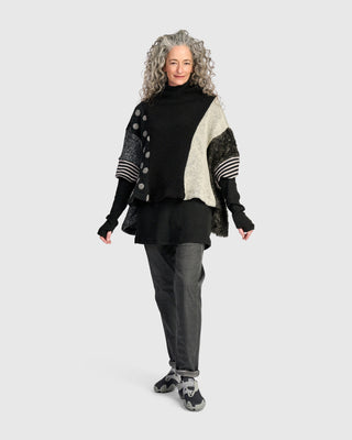 Urban Oversized Panel Top, Storm