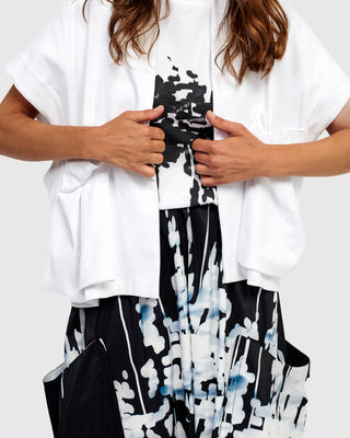 Urban Pocket Accent Jacket, White