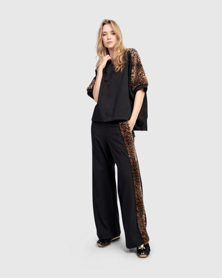 Alembika UP675B Urban Side Accent Pant, Black - Statement Boutique