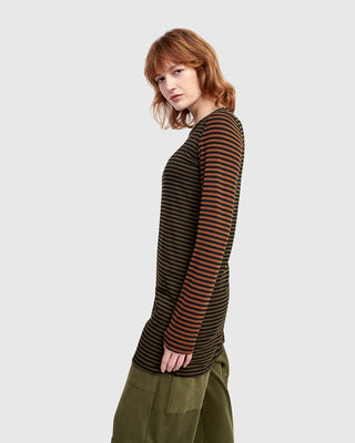 Alembika UT619S Urban Slim Color Mix Tunic, Stripes - Statement Boutique