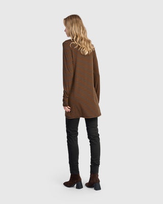 Alembika UT620H Urban Slim Turtleneck Tunic, Honey - Statement Boutique
