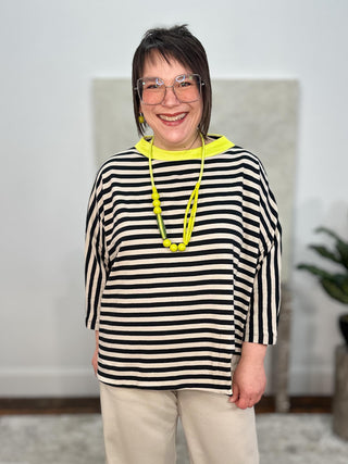 Zsiska Simply Asymmetric Necklace, Lime - Statement Boutique