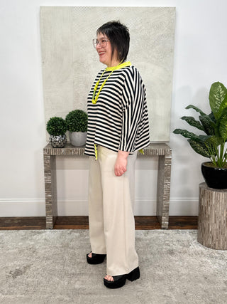 Alembika Urban Stepped Hem Top, Electric - Statement Boutique