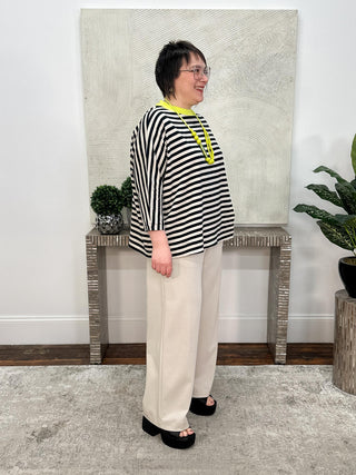 Alembika Urban Stepped Hem Top, Electric - Statement Boutique