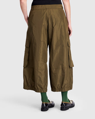 Alembika Urban Taffeta Pocket Pant, Khaki - Statement Boutique