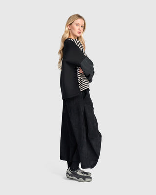 Urban Taffeta Sleeve Boxy Top, Stripes