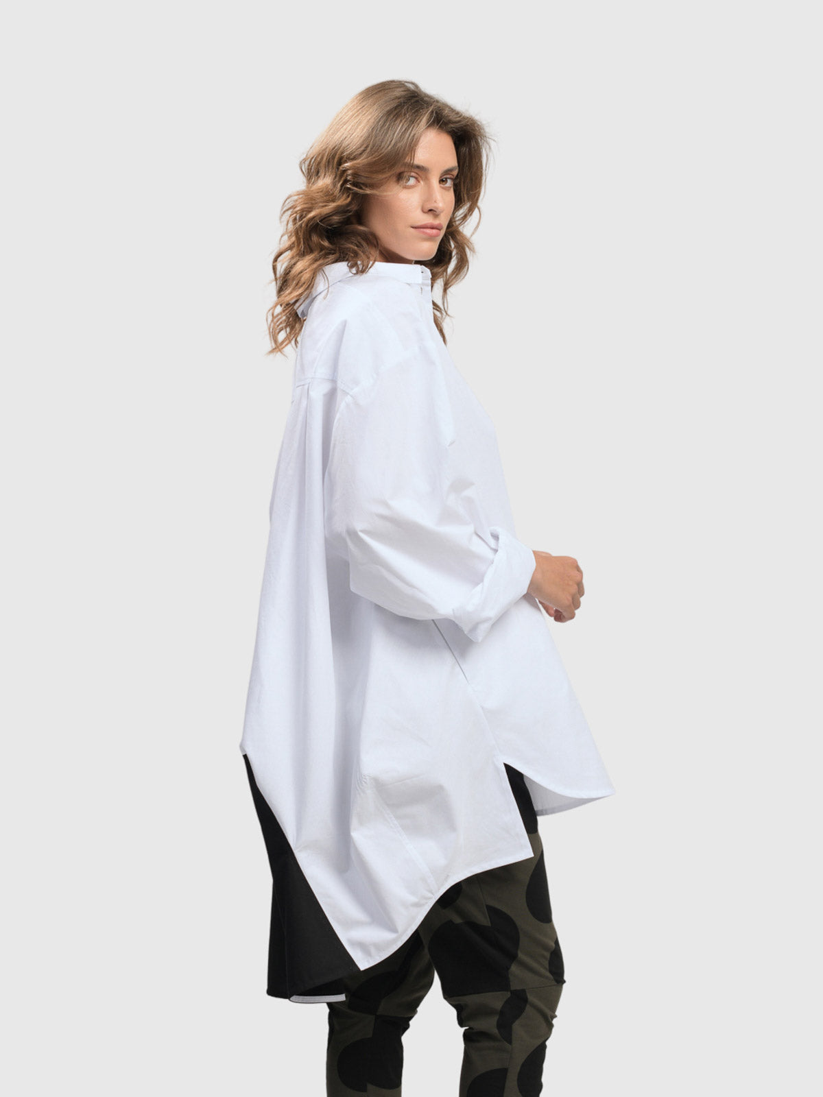 Alembika (Pre-Order) Urban Timeless New York Tunic Shirt, White - Statement Boutique