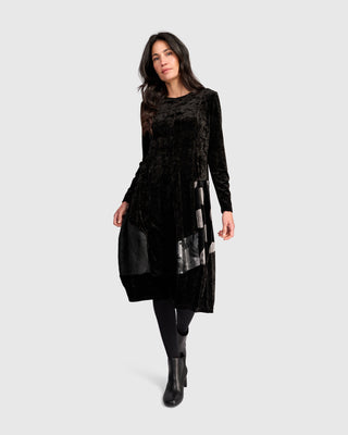 Velvet Cocoon Dress, Mix