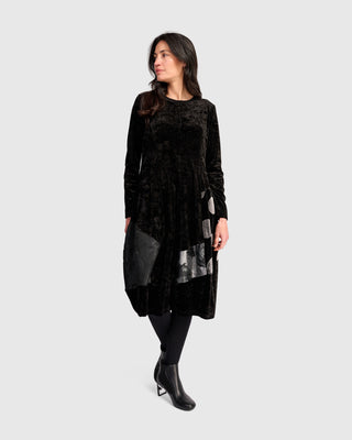 Velvet Cocoon Dress, Mix