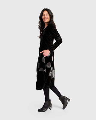 Velvet Cocoon Dress, Mix
