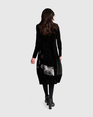 Velvet Cocoon Dress, Mix