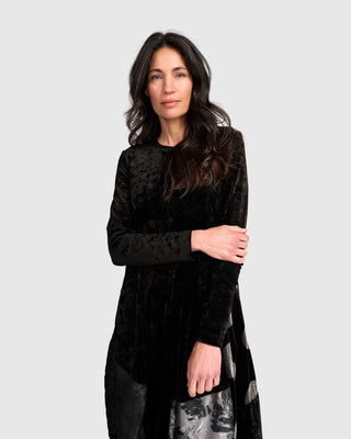 Velvet Cocoon Dress, Mix