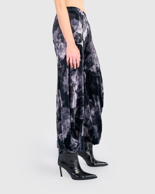 Velvet Punto Pants, Floral