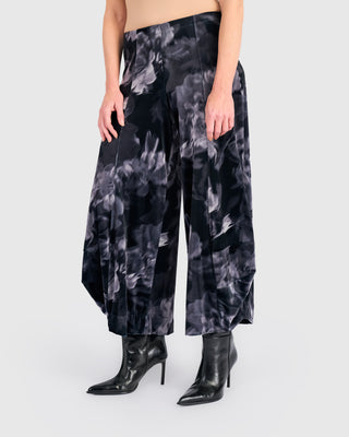 Velvet Punto Pants, Floral