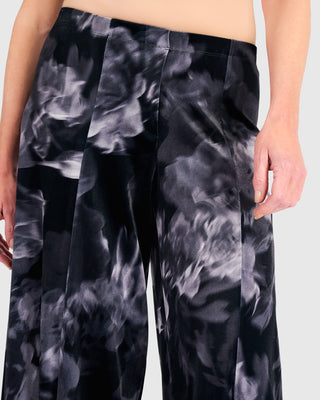 Velvet Punto Pants, Floral