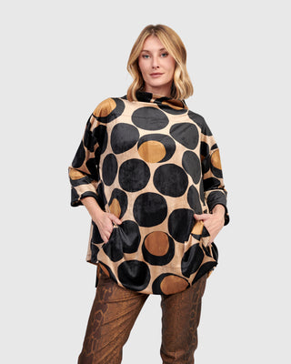 Alembika Velvet Trapeze Top, Eclipse - Statement Boutique