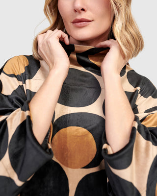 Alembika Velvet Trapeze Top, Eclipse - Statement Boutique
