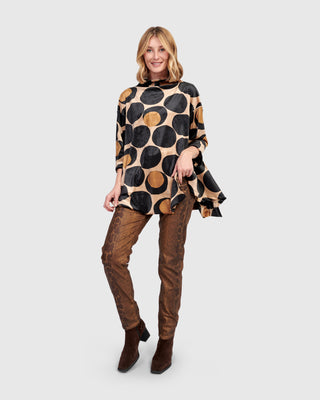 Alembika Velvet Trapeze Top, Eclipse - Statement Boutique