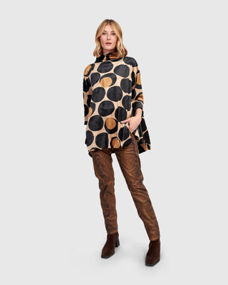 Alembika Velvet Trapeze Top, Eclipse - Statement Boutique