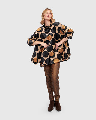 Alembika Velvet Trapeze Top, Eclipse - Statement Boutique