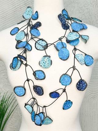 Annemieke Broenink Batik Necklace, Turquoise - Statement Boutique