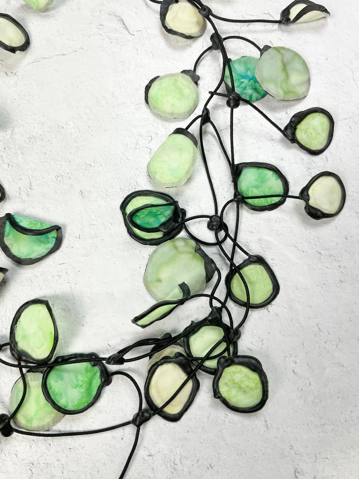 Annemieke Broenink Ink Necklace, Soft Green - Statement Boutique