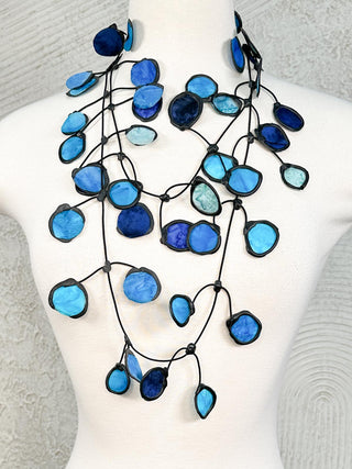 Annemieke Broenink Ink Necklace, Cobalt Blue - Statement Boutique