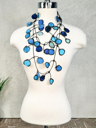 Annemieke Broenink Ink Necklace, Cobalt Blue - Statement Boutique