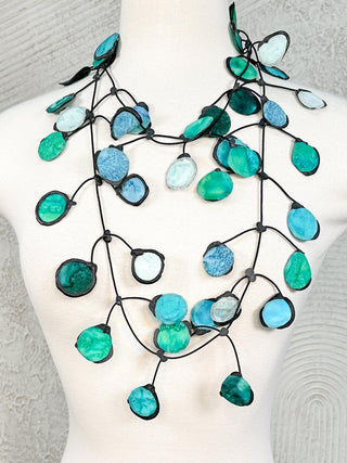 Ink Necklace, Turquoise