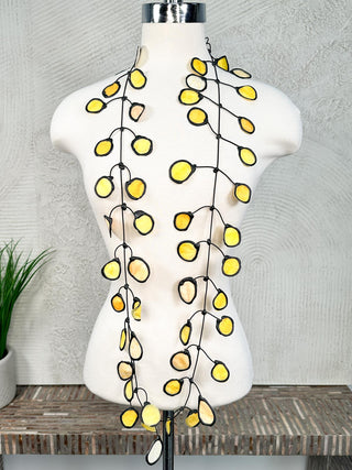 Ink Necklace, Yellow