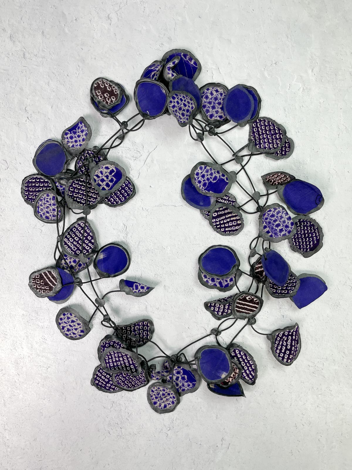 Annemieke Broenink Kimono Necklace, Purple - Statement Boutique