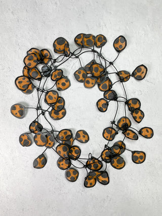 Annemieke Broenink Polka Dot Necklace, Caramel - Statement Boutique